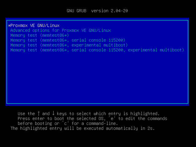 Proxmox VE 7.1 boots as a VMware ESXi VM