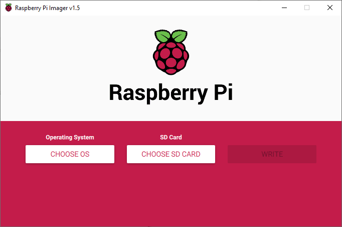 Raspberry Pi Imager Utility for installing Raspberry Pi headless server