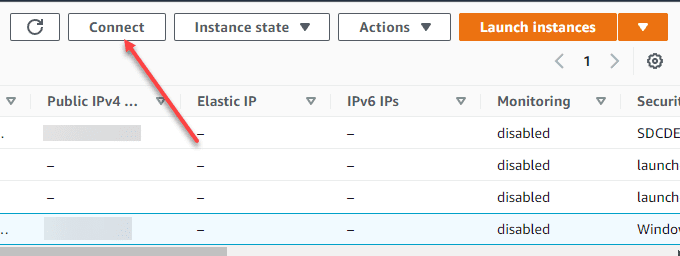 Connecting to your Windows EC2 instance in AWS
