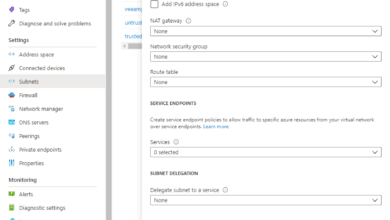 Creating an Azure Bastion host subnet