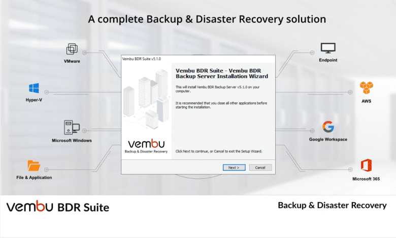 Installing Vembu BDRSuite v5.1