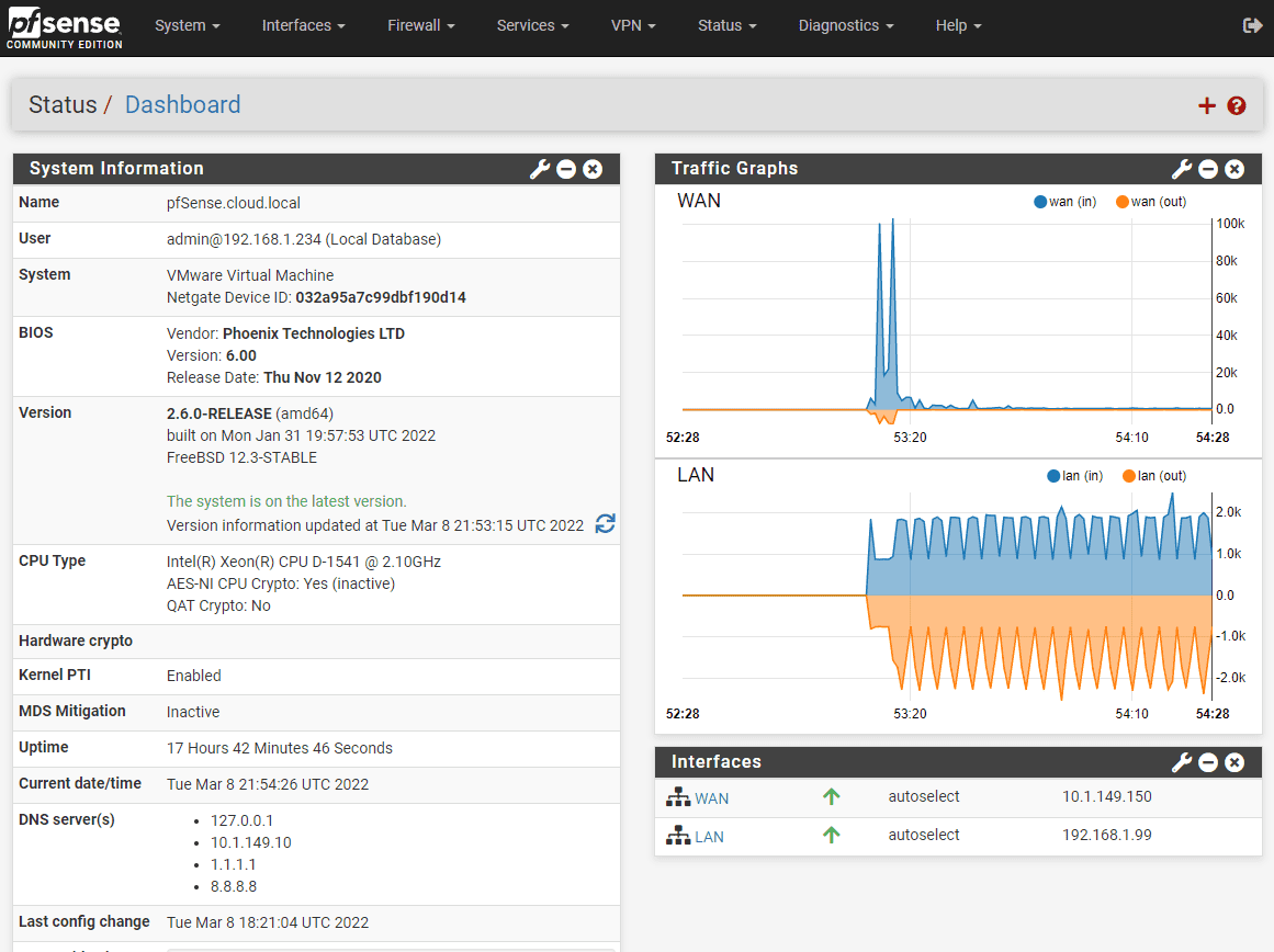 Virtualizing pfSense Firewall on Synology DSM Virtual Machine Manager