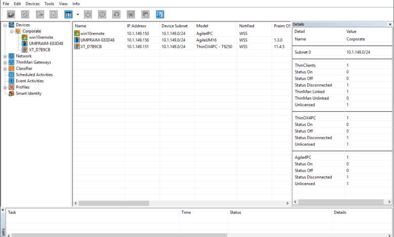 Thinman Server Console