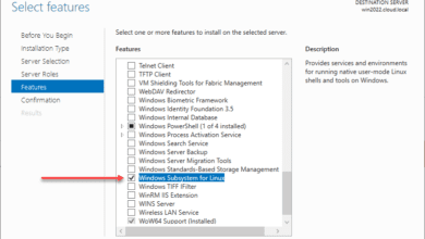 Windows Subsystem for Linux now available in Server Manager Features in Windows Server 2022