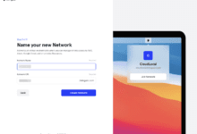 Step 3 involves naming your network with Twingate