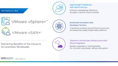 VMware vSphere and vSAN will help customers adopt multi cloud technologies