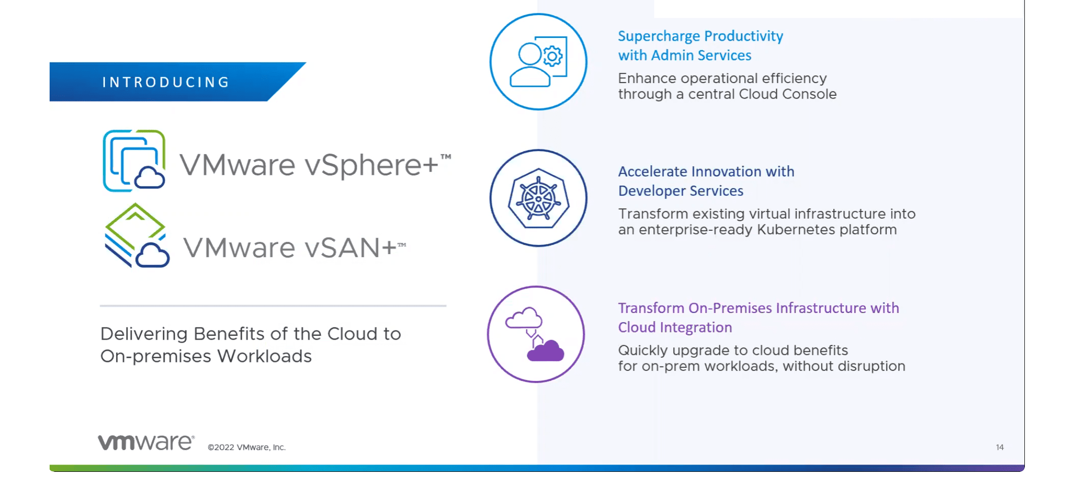 VMware vSphere and vSAN will help customers adopt multi cloud technologies