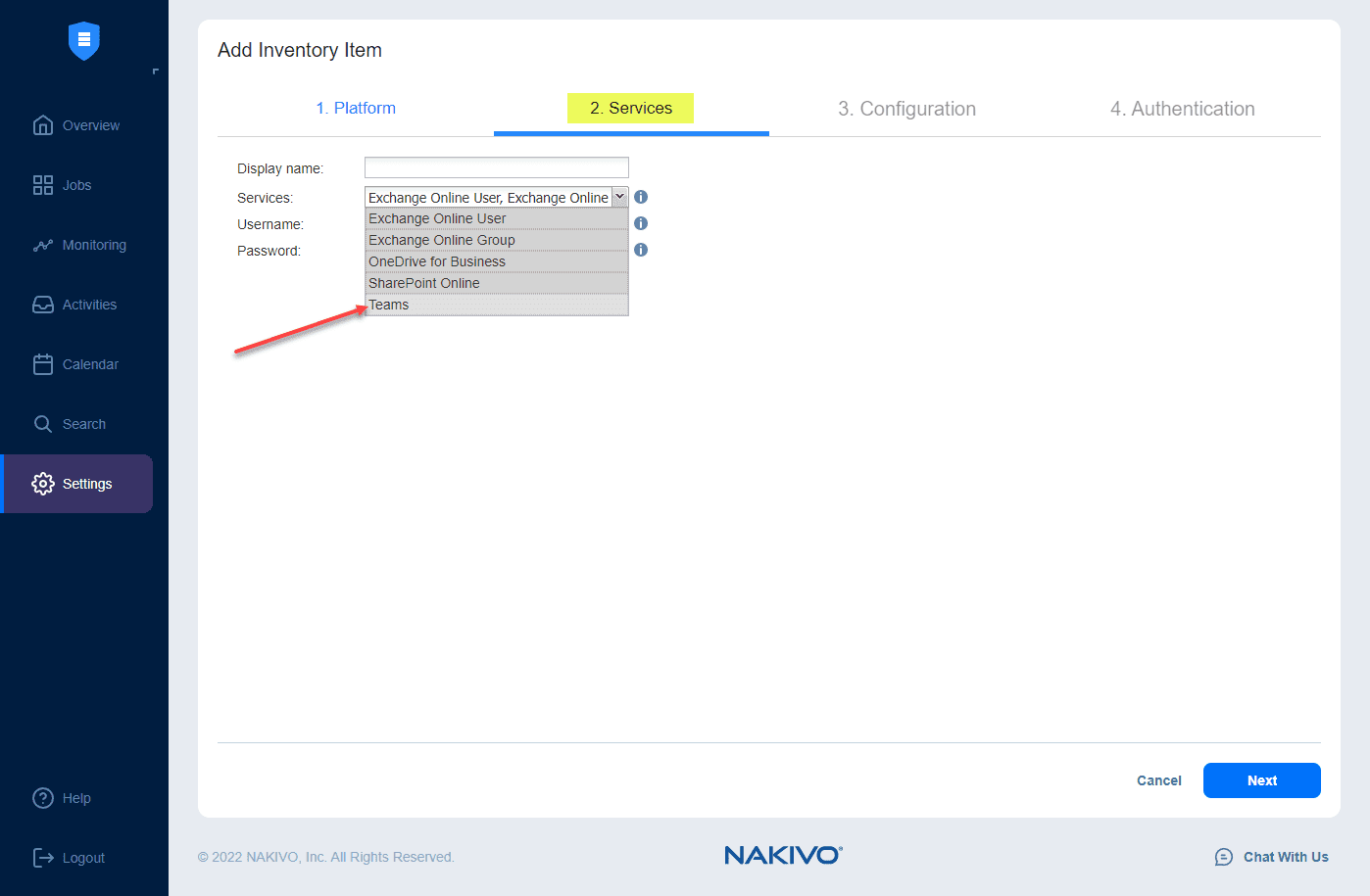 NAKIVO Backup and Replication v10.7 Beta now provides Microsoft Teams backup