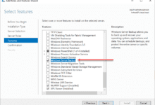 Adding the Windows Server Backup feature