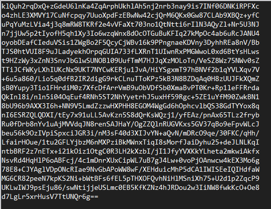 Creating a random 1024 password for encryption