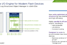 New Log Structured file system in vSAN 8