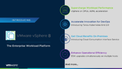 VMware vSphere 8 new features and capabilities