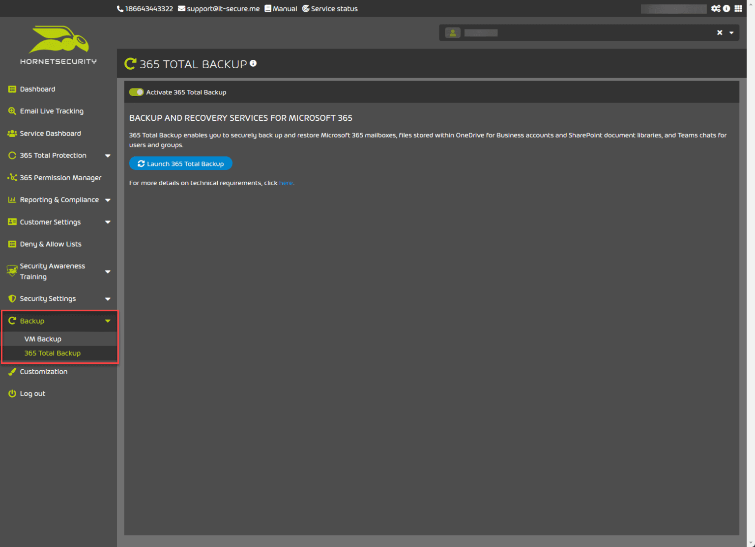 Microsoft 365 security and backup with Virtualization