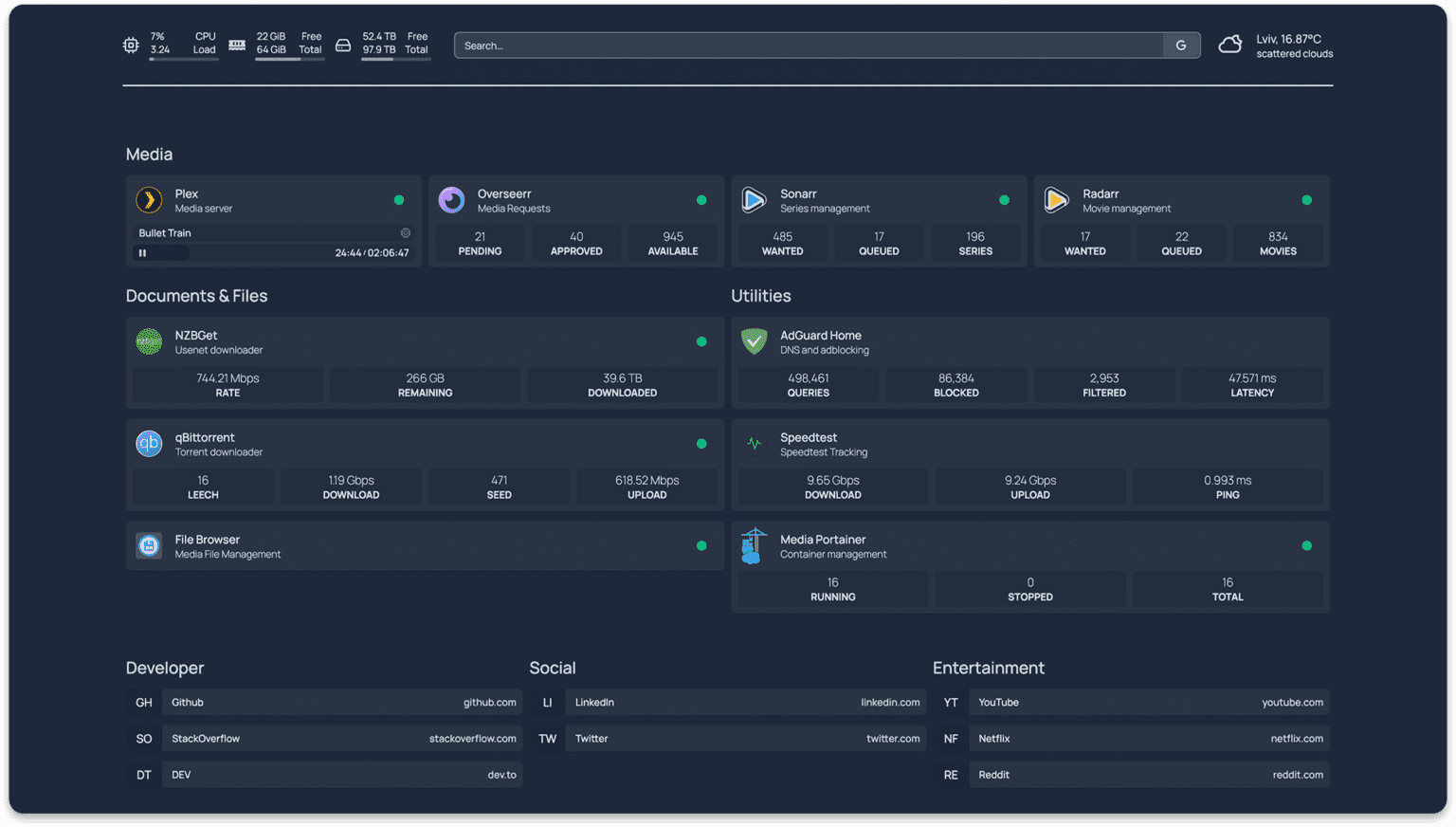 Homarr Sleek Home Lab Dashboard For Server Monitoring Virtualization 
