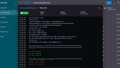 Ansible Semaphore Open Source Ansible GUI