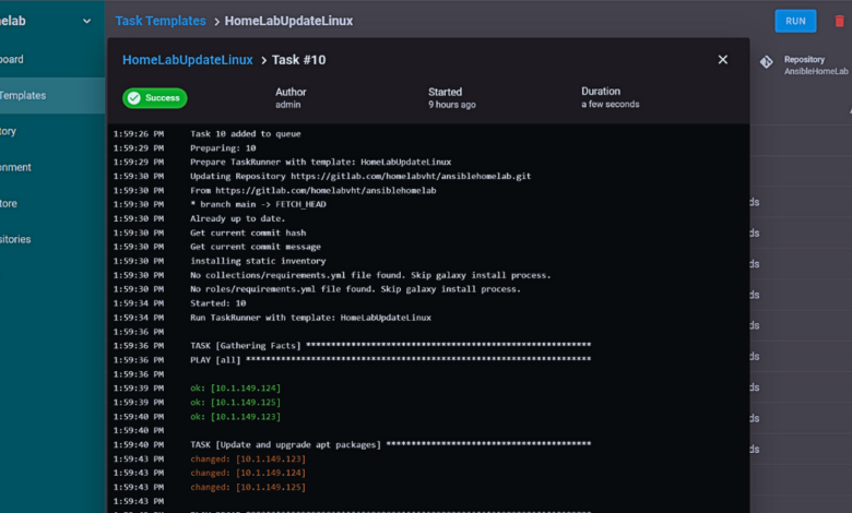 Ansible Semaphore Open Source Ansible GUI