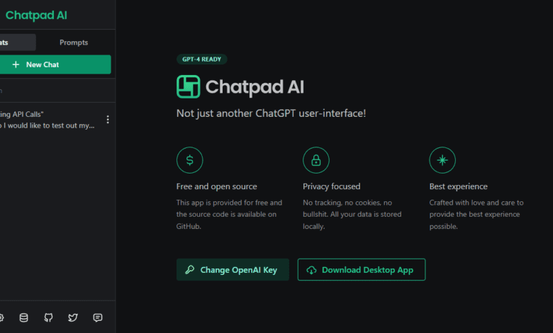 Chatpad AI Self hosted Secure ChatGPT App in Docker