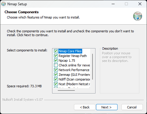Installing Nmap in Windows