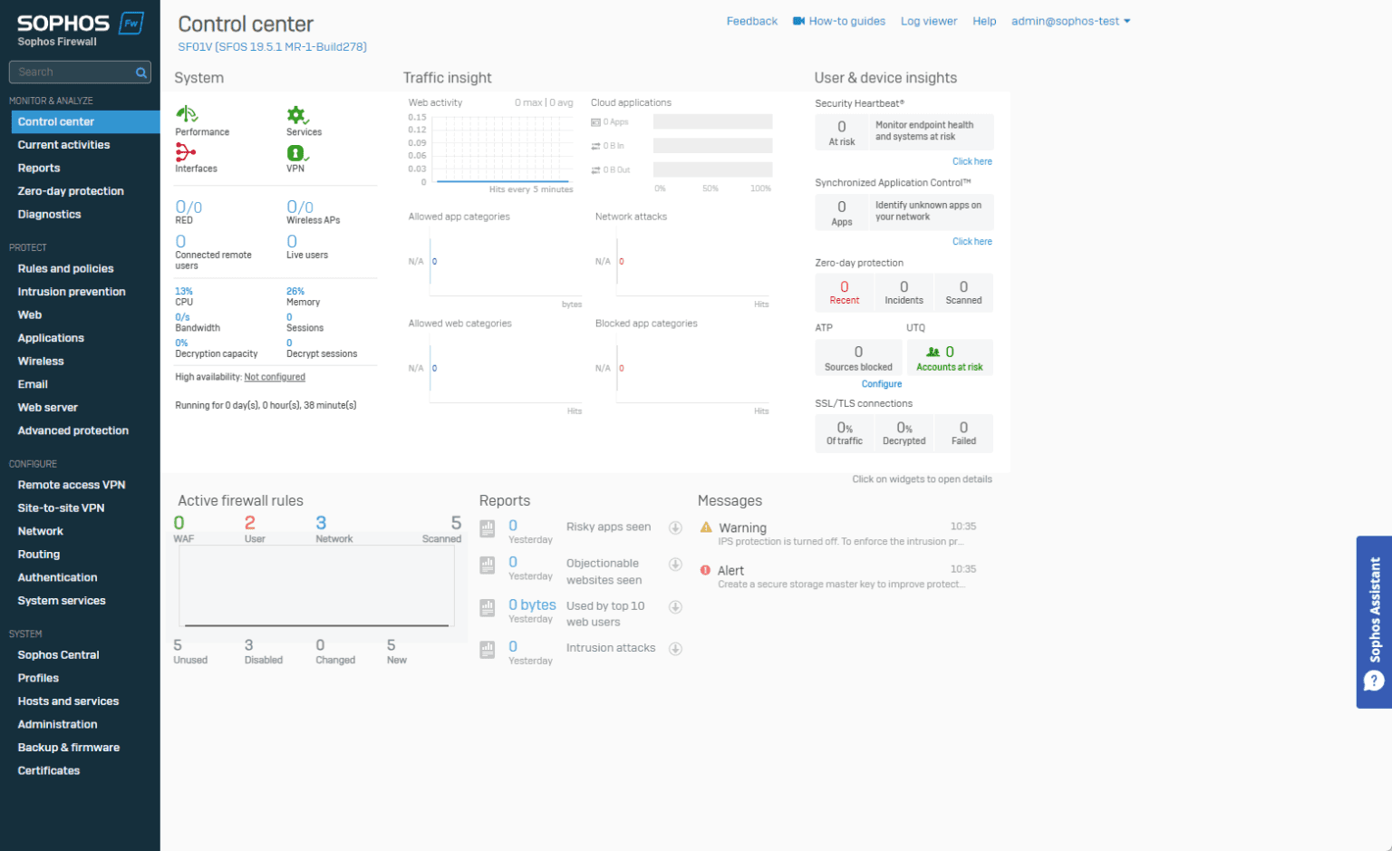 sophos home premium firewall