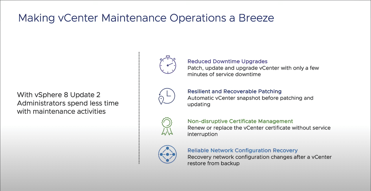 Easy vCenter Maintenance Operations