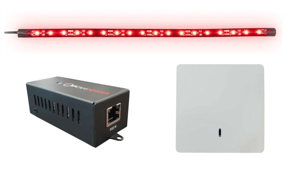 IPCamPower PoE powered LED light kit