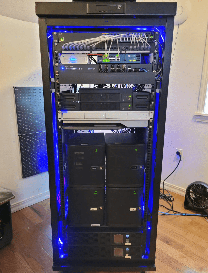My home lab server rack