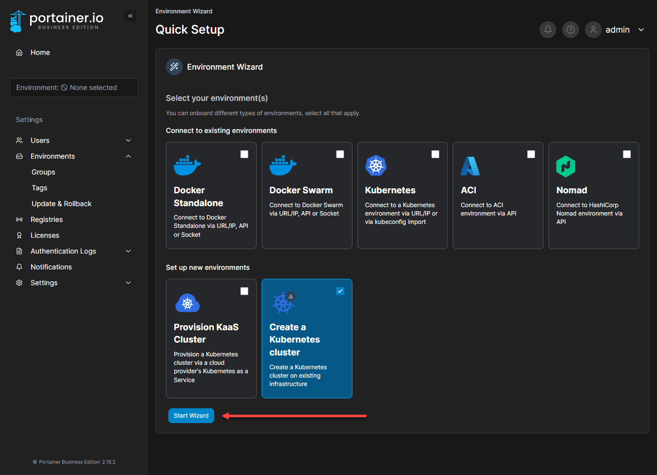 Portainer is an excellent Docker and Kubernetes management tool