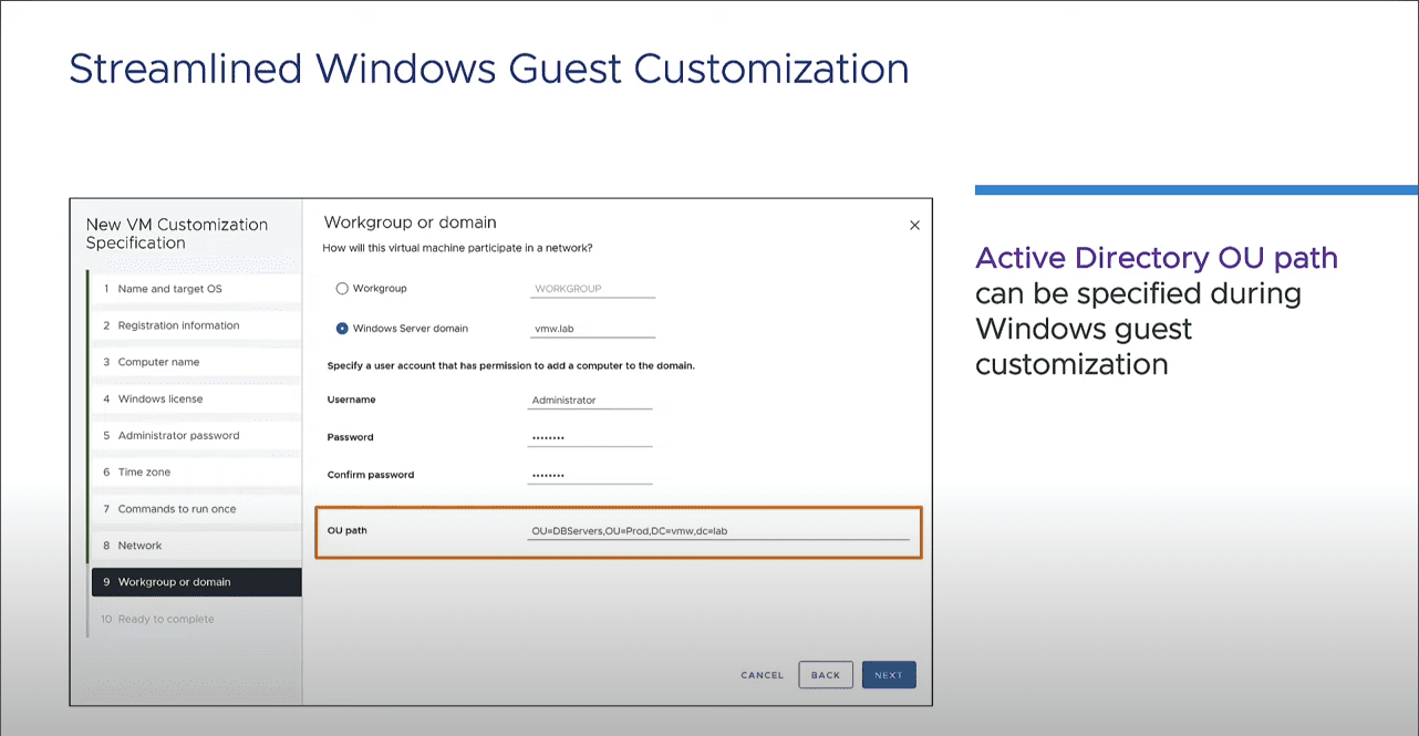 Streamlined Windows Guest VM deployment