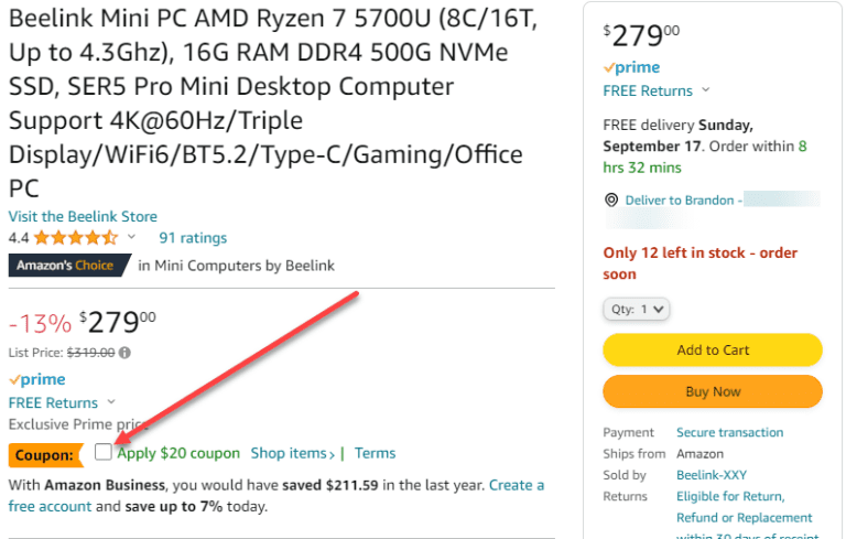 Beelink SER5 Mini PC: AMD Ryzen 7 Home Server - Virtualization Howto