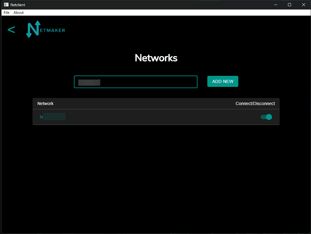 Connecting to a network or adding a new network in netmaker