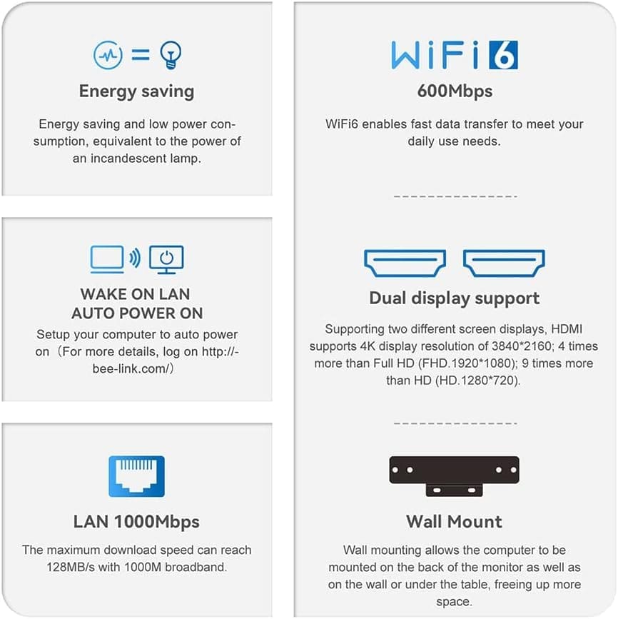 Features of the beelink s12 pro