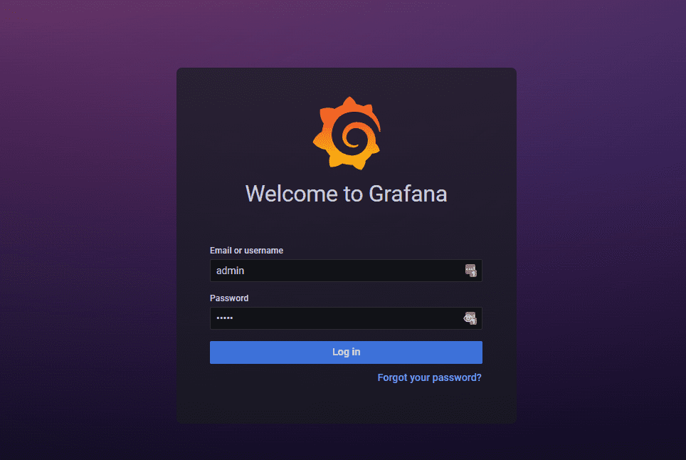 Grafana visualizations