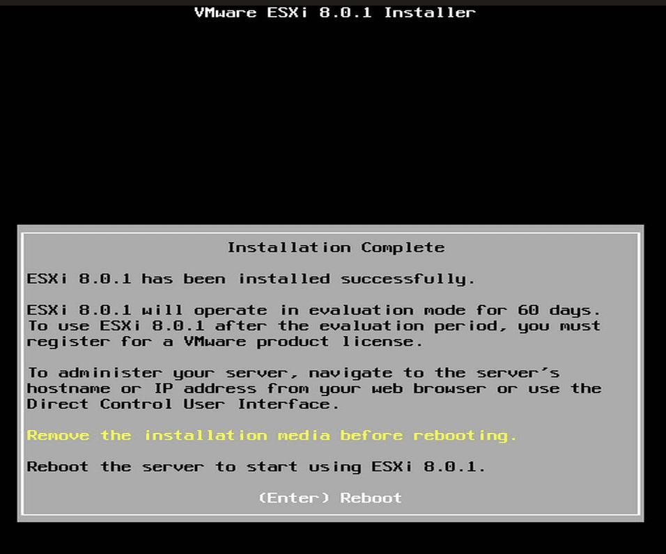 Installing vmware vsphere 8