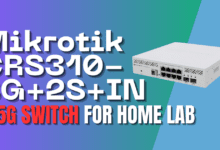 Mikrotik 2.5g switch for home lab