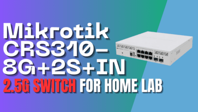 Mikrotik 2.5g switch for home lab