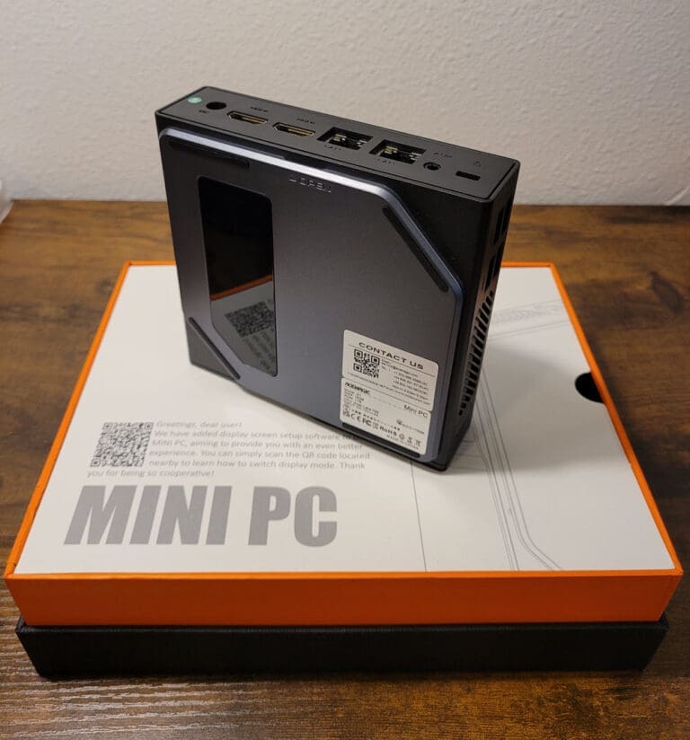 Acemagic S1 Mini PC Home Server with LCD Display Virtualization Howto
