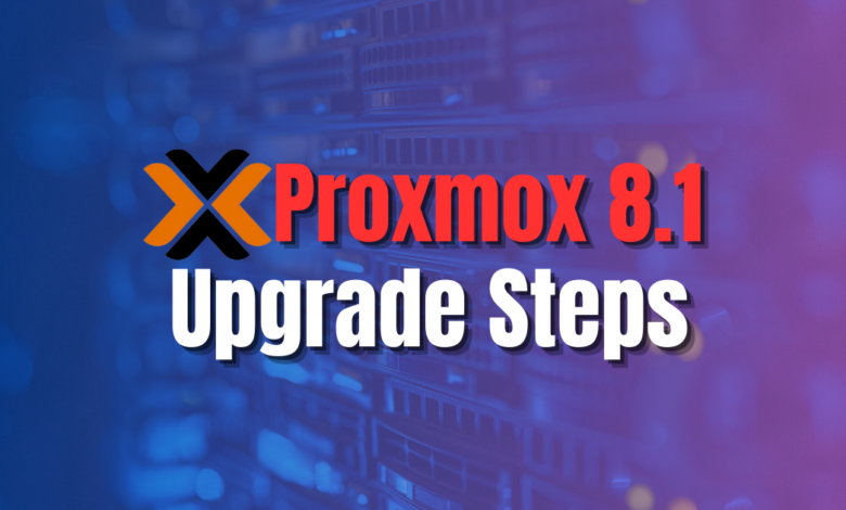 Proxmox 8.1 upgrade steps