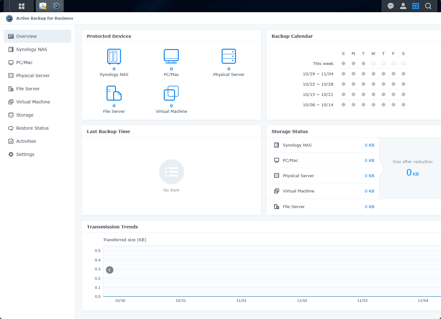 Synology active backup for business