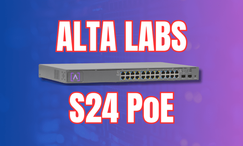 Alta Labs 24 Port Gigabit Managed Power Over Ethernet switch - CCTV, TV,  Audio & Networking Distributor Ireland