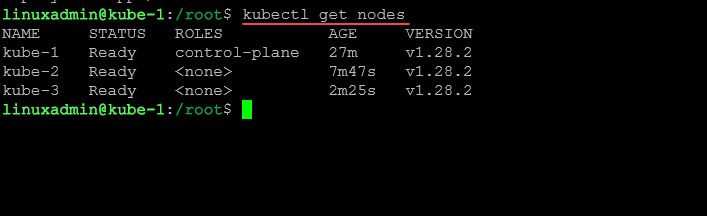 Nodes are ready