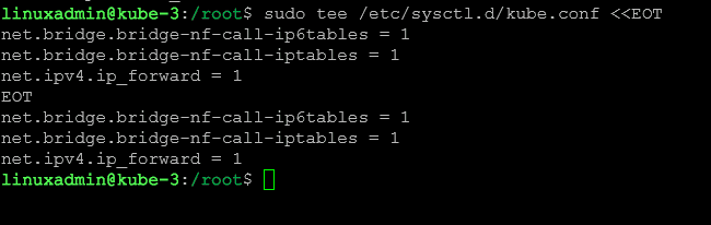 Turning on ip forwarding