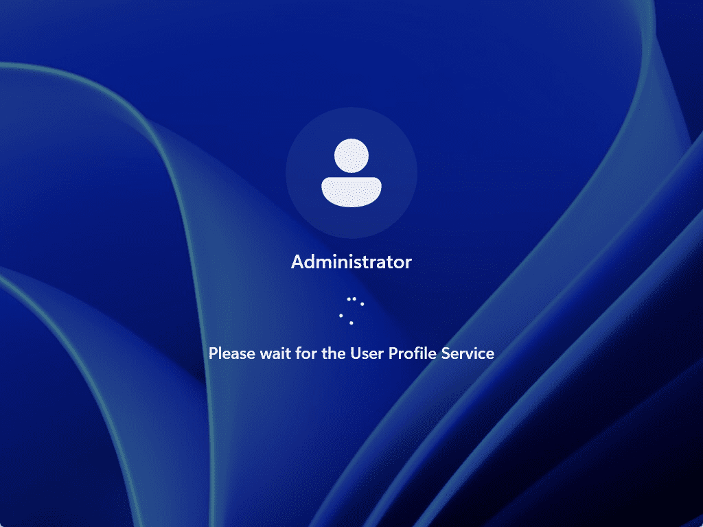 Logging in as administrator