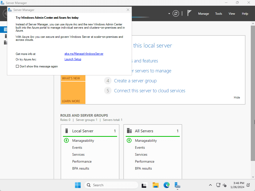 Server manager lives on in windows server 2025