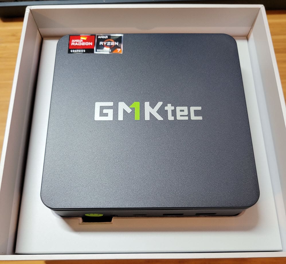 Taking the lid off the gmktec m5 nucbox packaging