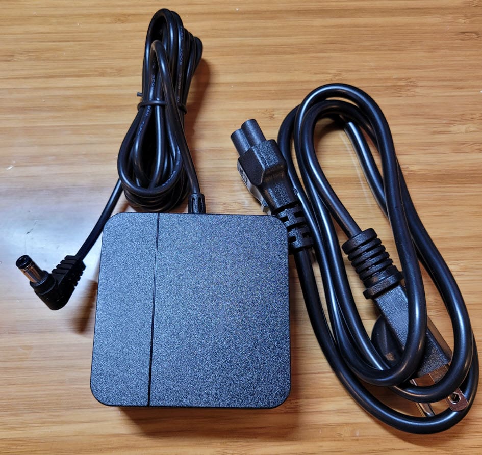 The power adapter for the m5