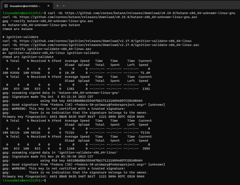 Fedora CoreOS VMware Install and Basic Ignition File Example