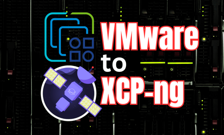 Migrate from vmware to xcp ng