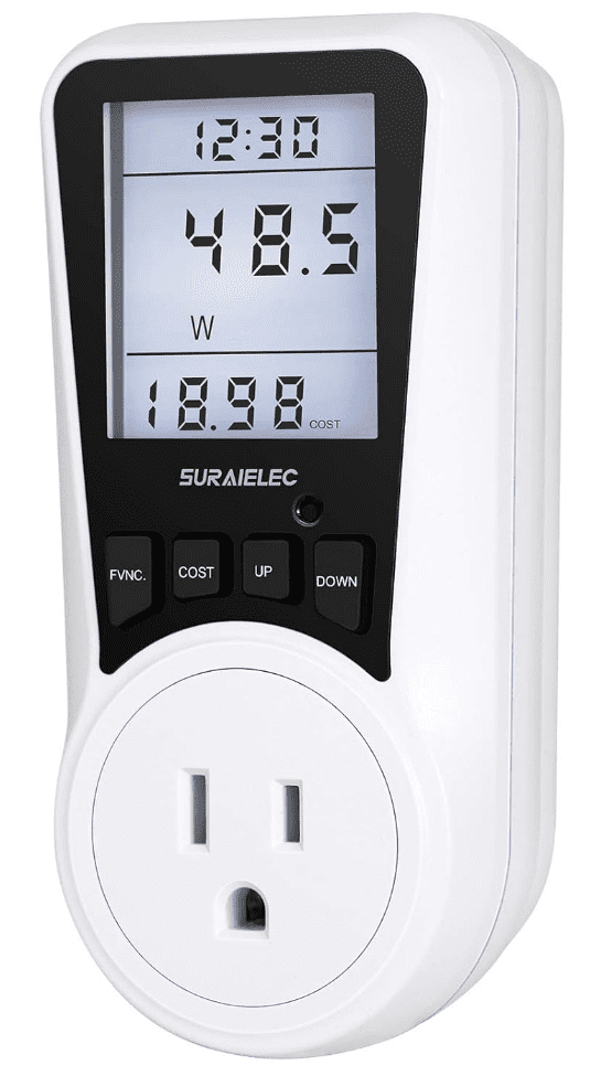 Watt meter from amazon to check power consumption