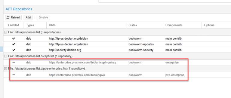 Proxmox Update No Subscription Repository Configuration