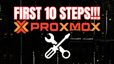 First 10 things proxmox